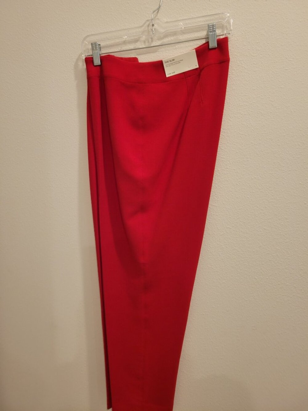 High rise taper ankle dress pant